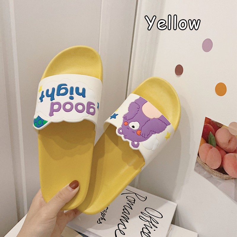 Dép mang trong nhà chống trượt họa tiết hoạt hình dễ thương dành cho bạn nữ AYUER