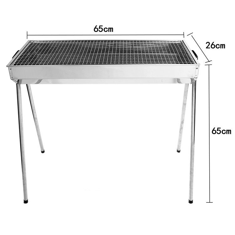 Bếp nướng than hoa ngoài trời chân cao size lớn