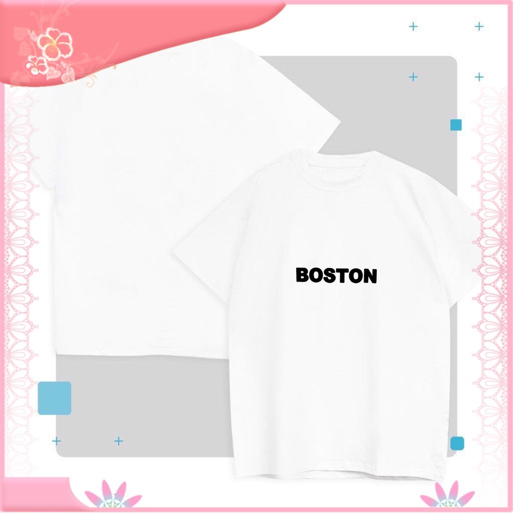【FREE SHIP】Áo Thun Tay Lỡ nam nữ unisex in BOSTON chất vải dày mịn co dãn 4 chiều- BW Fashion