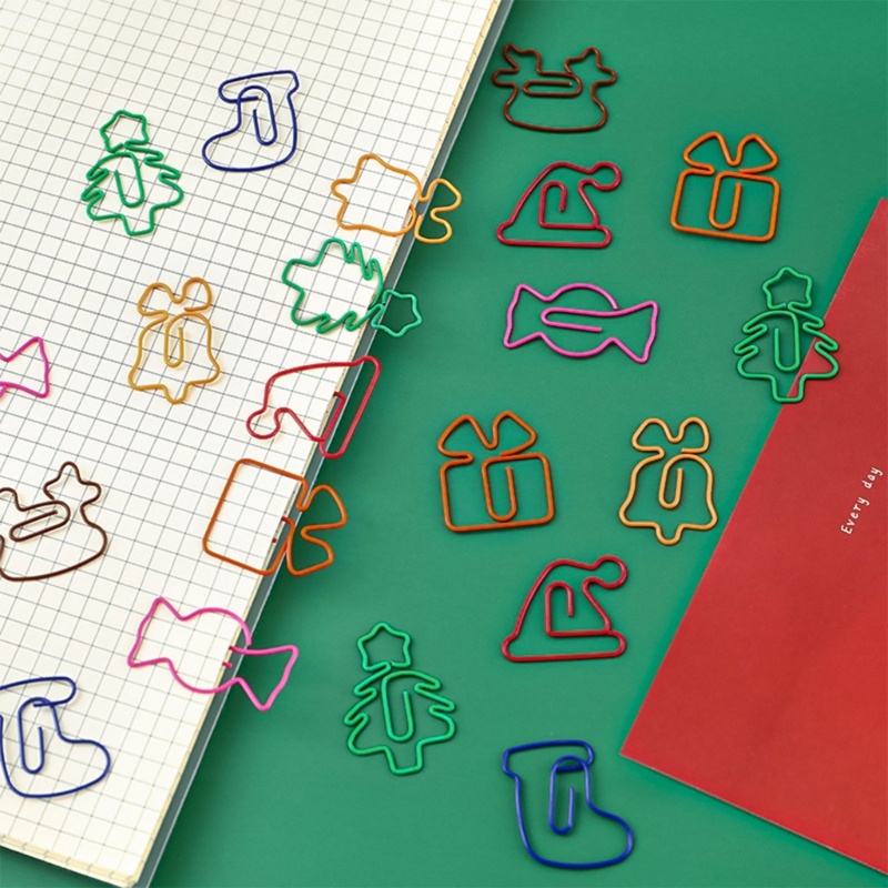 Set 10 Kẹp Giấy Kim Loại Hình Động Vật Dễ Thương