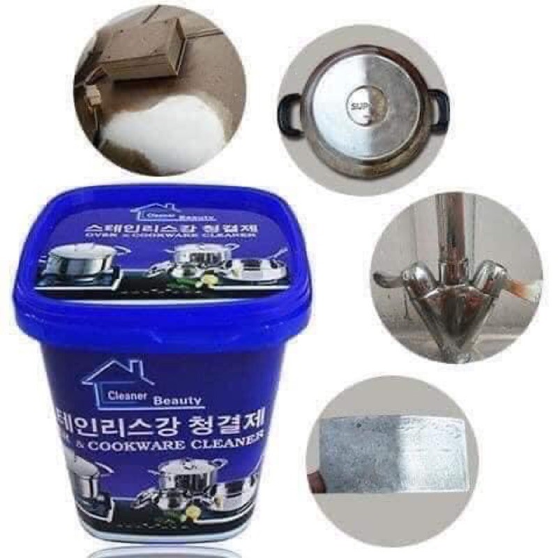 🌟[MIỄN PHÍ SHIP]🌟 HỘP BỘT TẨY INOX CỌ XOONG NỒI ĐÁNH TẨY NHÀ BẾP NHÀ VỆ SINH