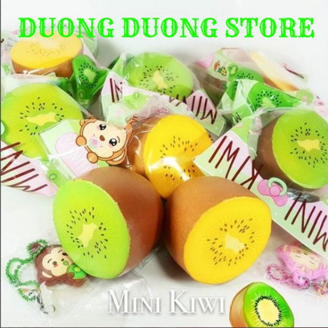 SQUISHY MINI KIWI HÃNG PUNIMARU