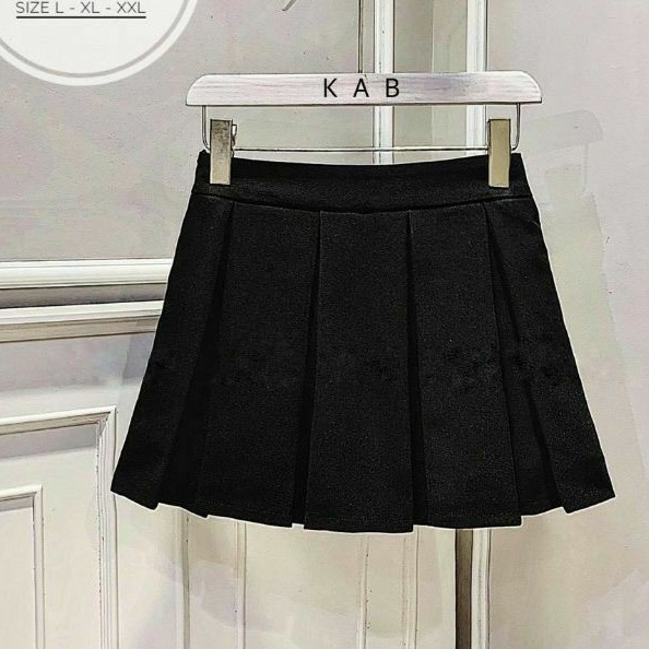 Chân váy big size xếp ly