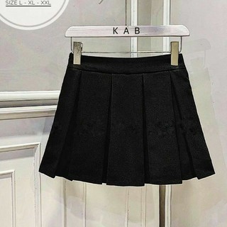Chân váy big size xếp ly