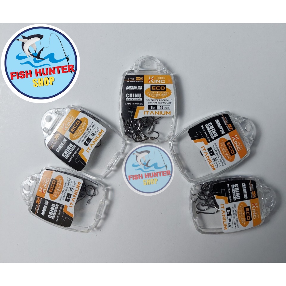 Lưỡi câu cá KingHook Eco Chinu  dạng hộp