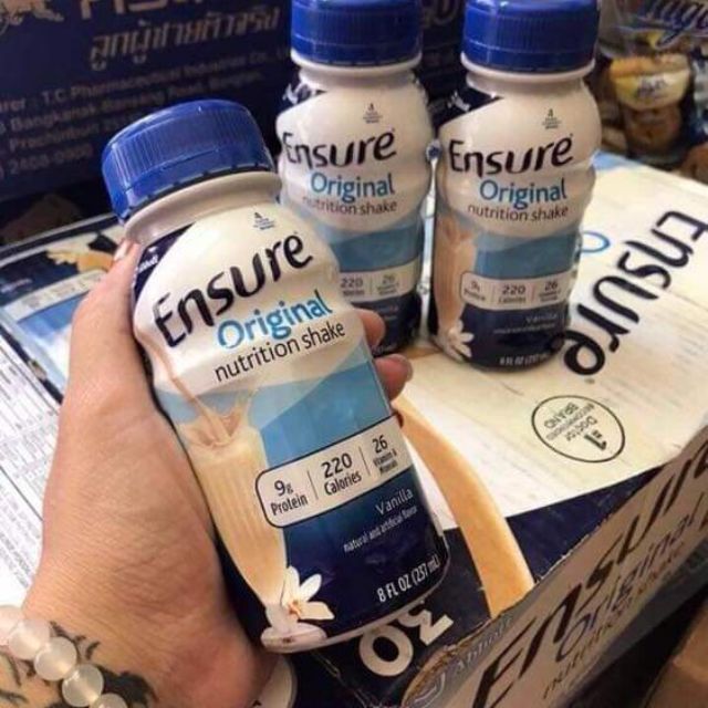 Sữa  Ensure lon dạng nước