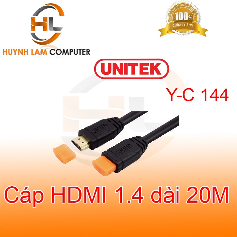 Cáp HDMI 20m Unitek YC144 phân phối