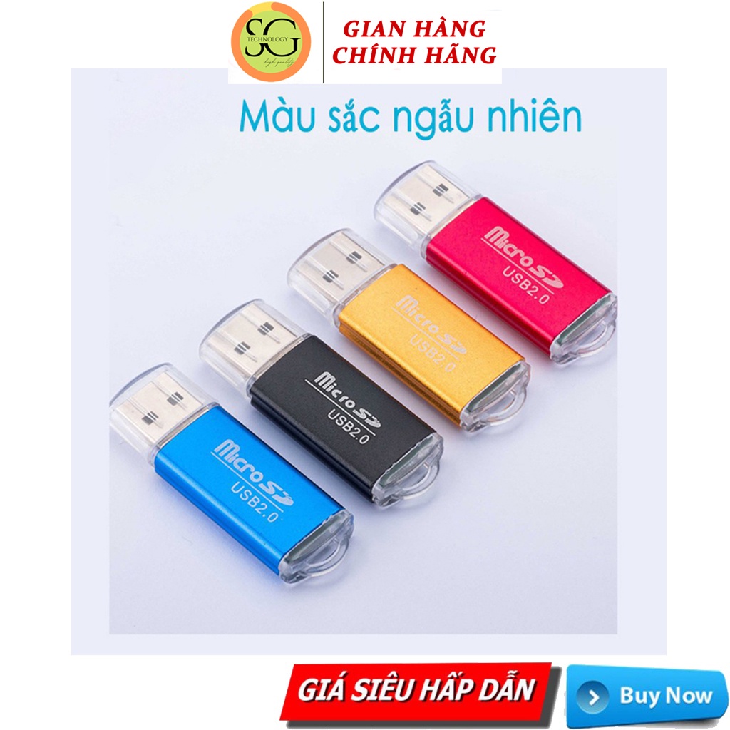 Đầu Đọc Thẻ Nhớ Mini Micro Usb 2.0 Tf Micro Kỹ Thuật Số Cho Laptop, Đầu đọc thẻ nhớ micro sd