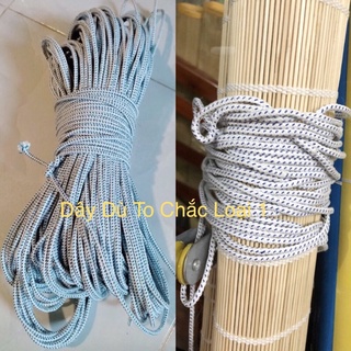  Dây dù và ròng rọc buộc Mành rèm tre bạt dù che nắng. Ròng rọc sắt kéo đồ tiện lợi. 