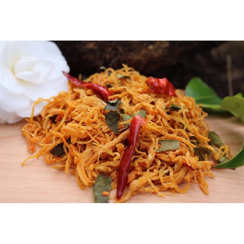 Khô gà lá chanh loại ngon, hũ pet 500g | KingFood - Thế Giới Đồ Ăn Vặt - Đồ Ăn Vặt Hà Nội
