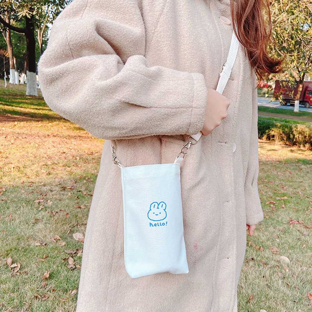 Túi đựng bình nước giữ nhiệt in họa tiết hoạt hình dễ thương cho nữ