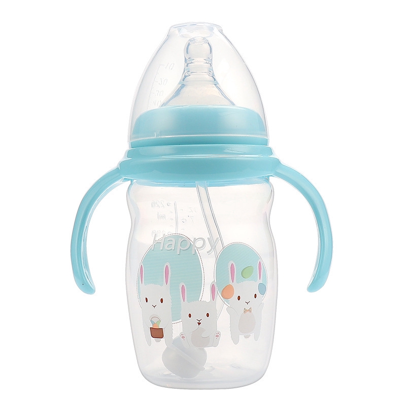 CREATIVE Bình Sữa Bằng Nhựa Pp Dung Tích 220ml Có Tay Cầm Tiện Dụng