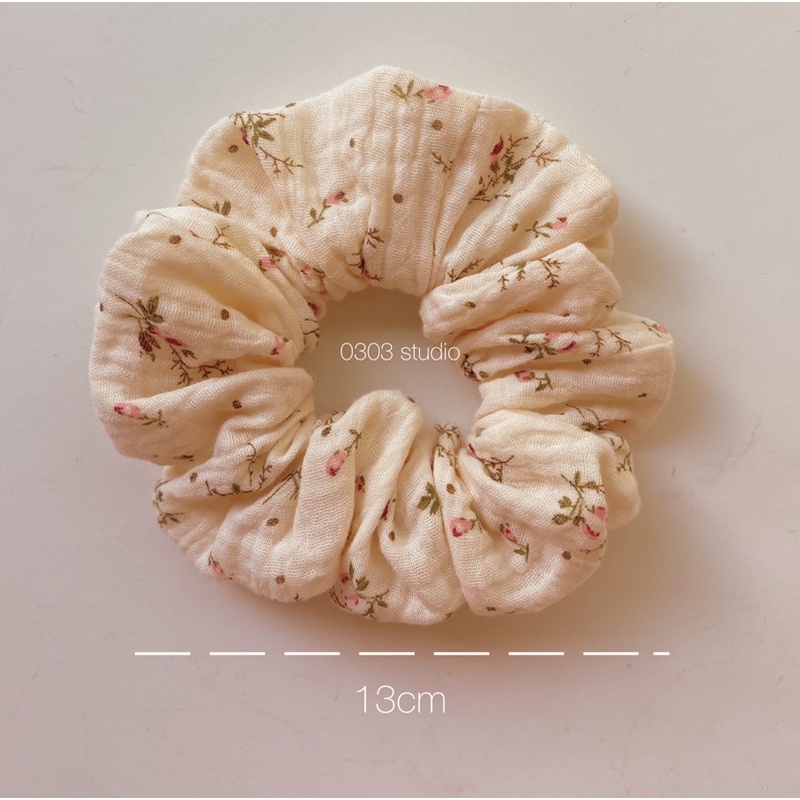 Buộc tóc vải - scrunchies - phiên bản size 13cm- 0303 studio ✿