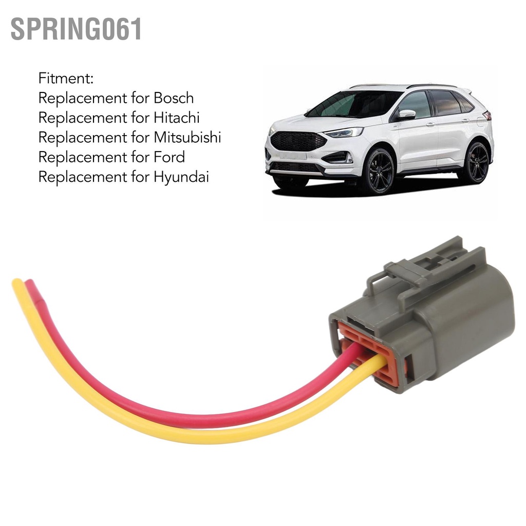 Spring061 Dây cắm điều chỉnh máy phát điện E38‑2010 Thay thế đầu nối bím cho Hyundai