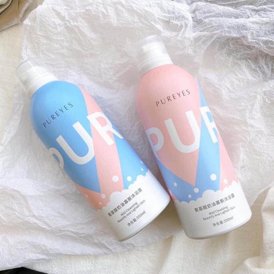 [Chính Hãng] Sữa Tắm Dưỡng Ẩm Trắng Da Pureyes, Sữa Tắm Trắng Da Tạo Bọt Pureyes 350ml | BigBuy360 - bigbuy360.vn