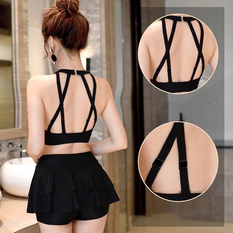 Bikini 2 Mảnh, Áo Tắm, Đồ Bơi Dạng Váy Thời Trang Đi Biển BK11 | BigBuy360 - bigbuy360.vn