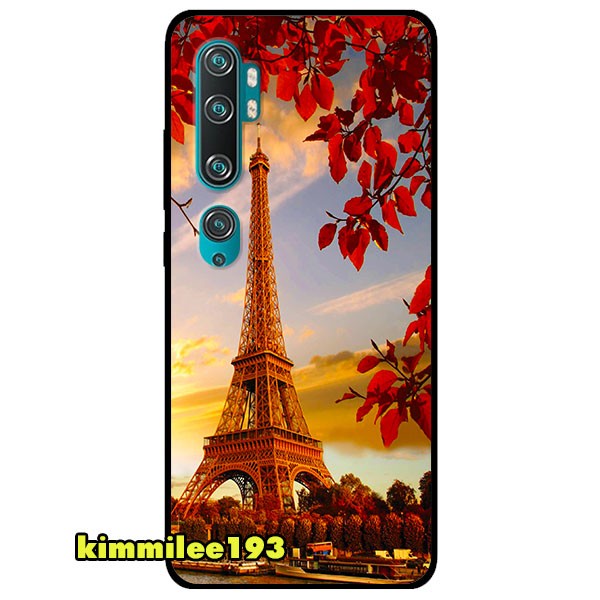 Ốp lưng dành cho Xiaomi Mi Note 10 - Mi Note 10 Pro - Tháp Eiffel Mùa Thu