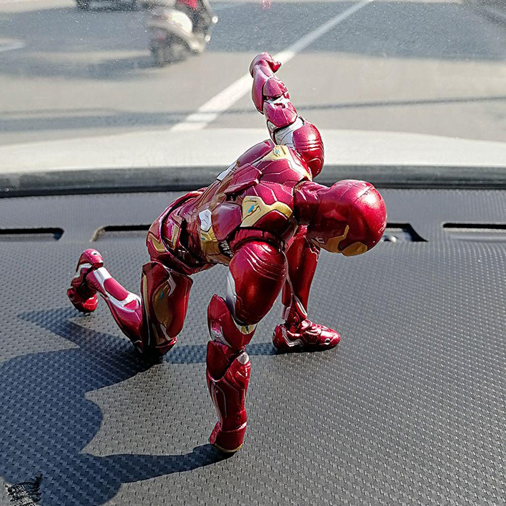 Mmluck Mô Hình Nhân Vật Iron Man Đáng Yêu Trang Trí Bảng Điều Khiển Tự Động Để Bàn Văn Phòng