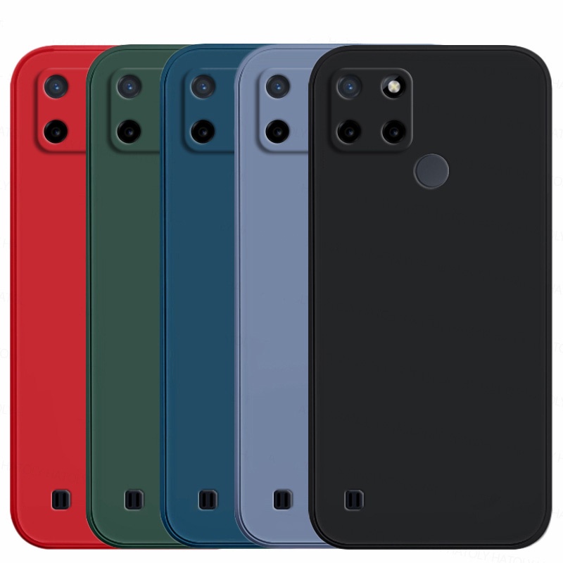 Ốp điện thoại silicon chống sốc cao cấp dành cho Realme C55 C35 C21 C25s C25 C20 C17 C15 C12 C11 2021 5G 4G 2023