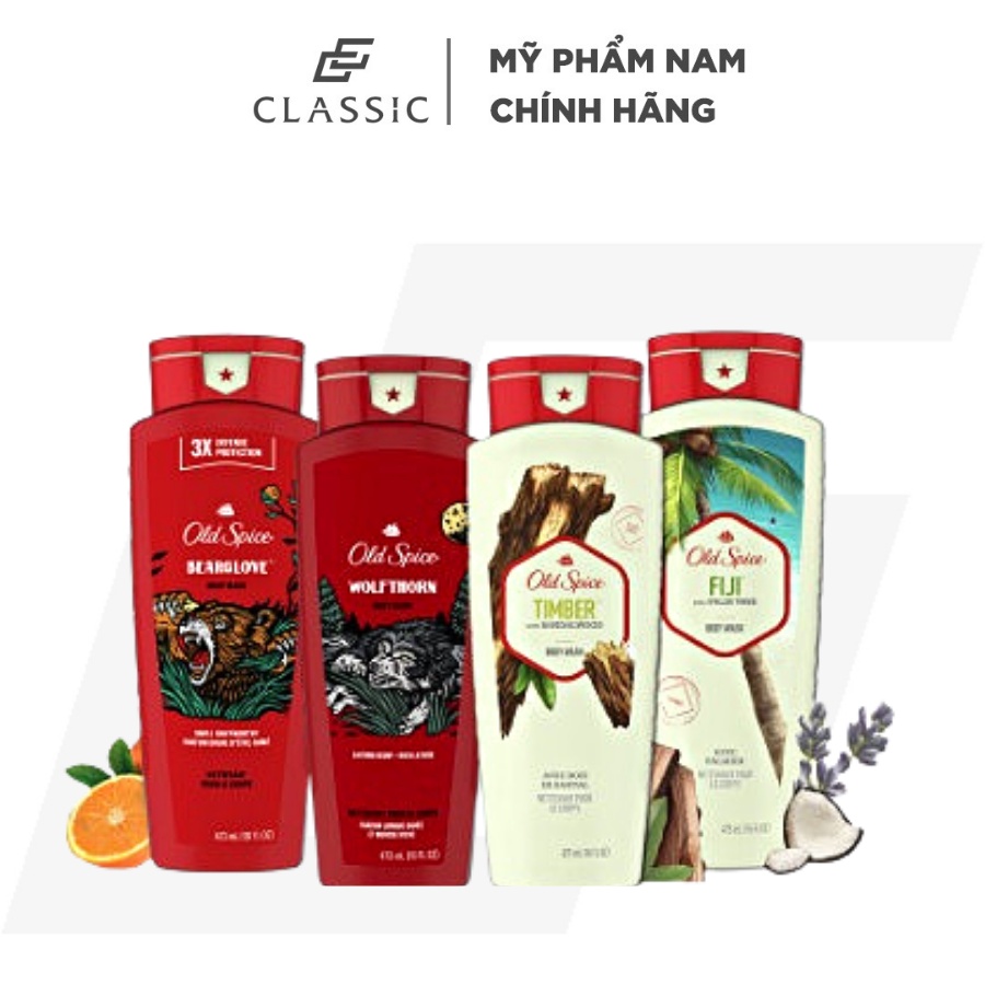 Sữa Tắm Old Spice Nhiều Mùi Hương 473ml