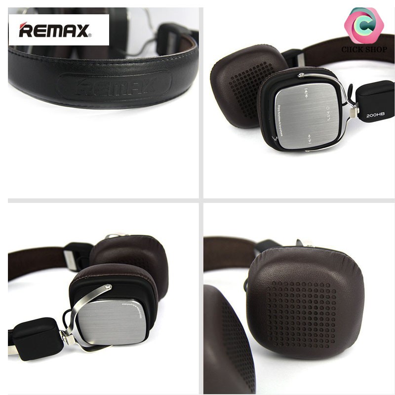 Tai nghe headphone Bluetooth Remax RB-200HB - Tai nghe chụp tai remax 200B
