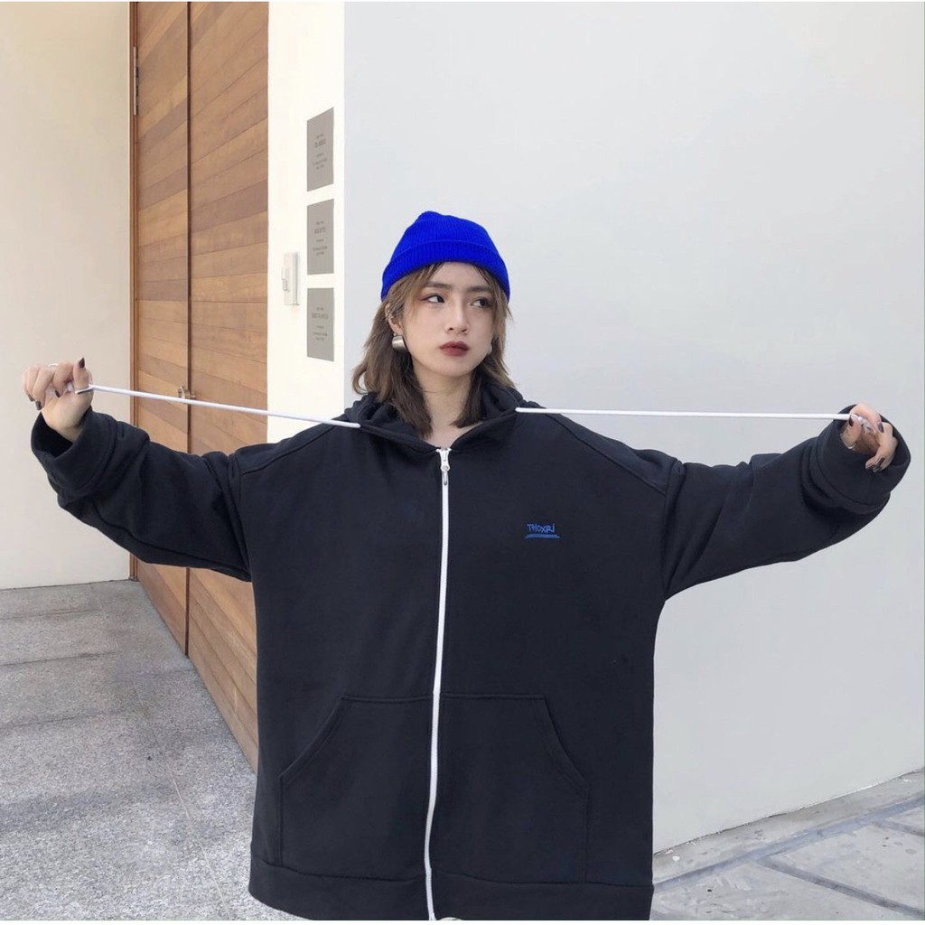 Áo KHOÁC Hoodie THO.XRI Ulzzang Unisex 1hitshop | BigBuy360 - bigbuy360.vn