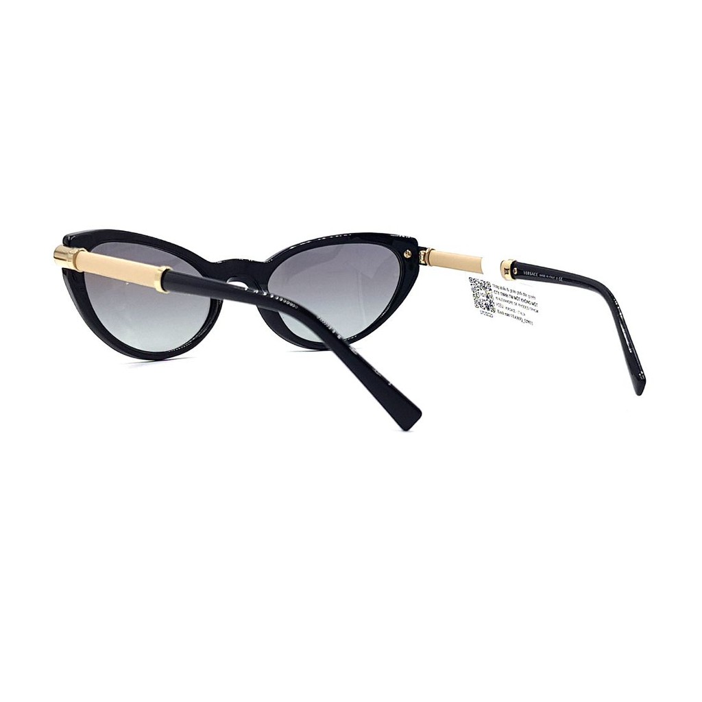 Kính mát nam nữ thời trang Versace VE4365Q 5299/11 chính hãng, thiết kế dễ đeo bảo vệ mắt