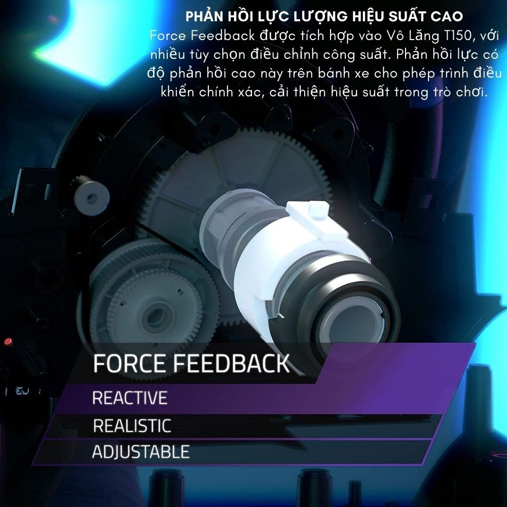 Vô lăng chơi game ThrustMaster T150 Rs FFB Force Feedback (PS3/ PS4 / PS5 / PC)