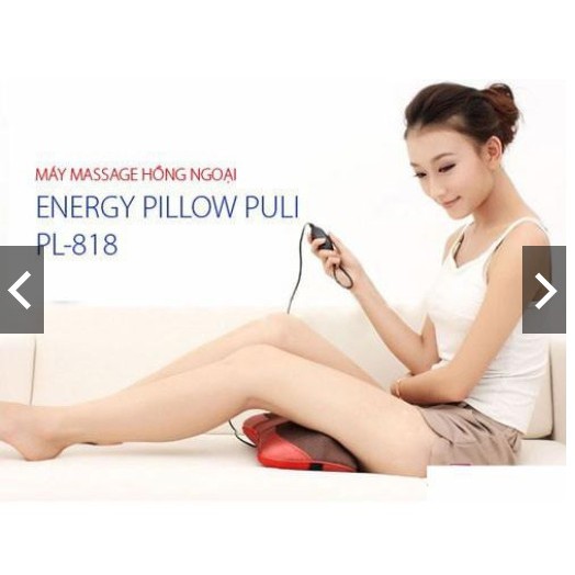 [GIẢM GIÁ SỐC] Gối Massage Hồng Ngoại 6 Bi Magic Pillow PL-818 thế hệ mới