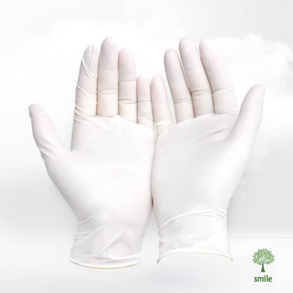 [GĂNG TAY Y TẾ CAO SU] COMBO 10 Đôi găng tay cao su y tế chất liệu cao su tự nhiên ôm sát chống tụt