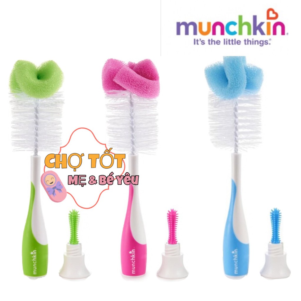 CỌ RỬA BÌNH SỮA VÀ NÚM TY MUNCHKIN