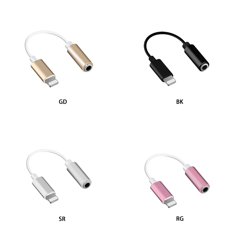 Đầu chuyển đổi kết nối tai nghe cổng 3.5mm thích hợp cho IP7 8 Plus X