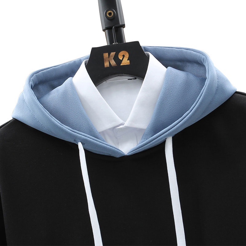 Áo Hoodie Dài Tay Dáng Rộng Thời Trang Xu Hướng Cho Nam