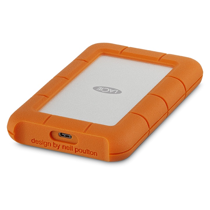 Ổ cứng di động HDD LaCie Rugged USB-C 1TB-2TB-4TB-5TB + Phục hổi Dữ liệu Rescue