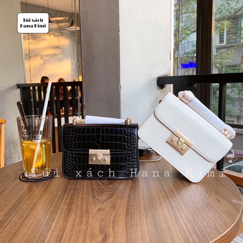 Túi đeo chéo nữ da rắn size mini / size 18 nhỏ gọn