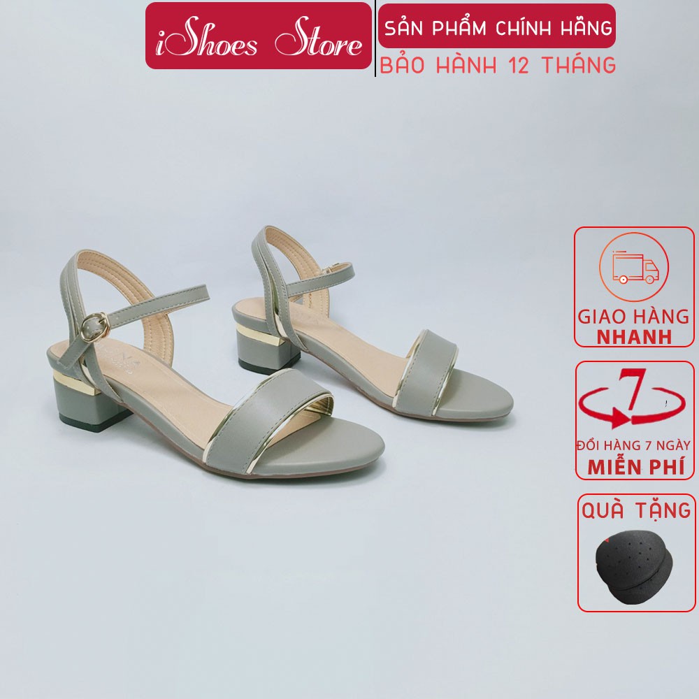 Sandal nữ gót vuông cao 3cm - X147