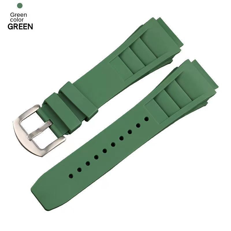 Dây Đeo Đồng Hồ Bằng Cao Su Silicone Cao Su Mềm Chống Nước Chống Mồ Hôi Thoải Mái 22mm Khóa Chốt Lò Xo
