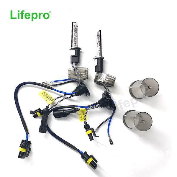 [Giảm giá]  BỘ BÓNG ĐÈN XENON LIFEPRO 55W H1 6000K + BALLAST