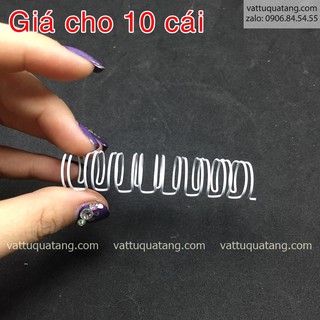 Lò xo sổ tay size vuông 10 cái/bịch . 9 mắc