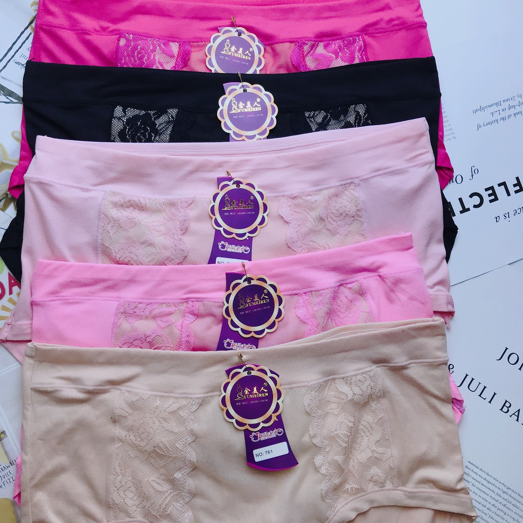 [Ảnh thật] Quần Lót Nữ Cotton Big Size, Quần Chíp Nữ Siêu To Cho Người Béo Mập QL761