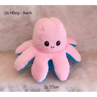 [10] Thú Bông Bạch Tuộc Cảm Xúc 2 Mặt 33cm