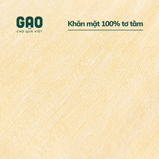 Khăn mặt tơ tằm 100% - 30x45cm