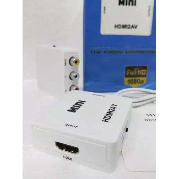 Bộ Chuyển Đổi Y0R Hdmi Sang Rca Av / Mini Hdmi2Av / Mini Hdmi2Av Tv Box Hdmi 2av