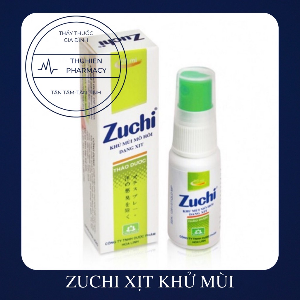 [Date 07/2022] XỊT ZUCHI - Khử mùi hôi dạng xịt (Lọ 20ml)