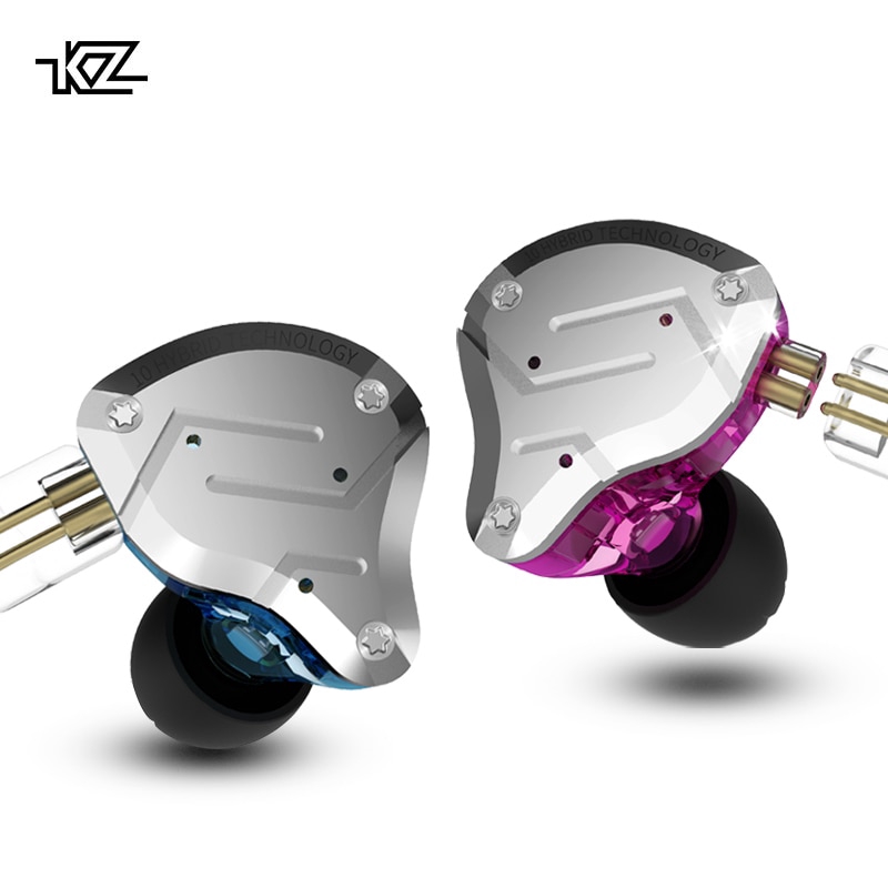 Tai nghe nhét tai KZ ZS10 Pro công nghệ Hybrid 4BA+1DD Hifi Bass