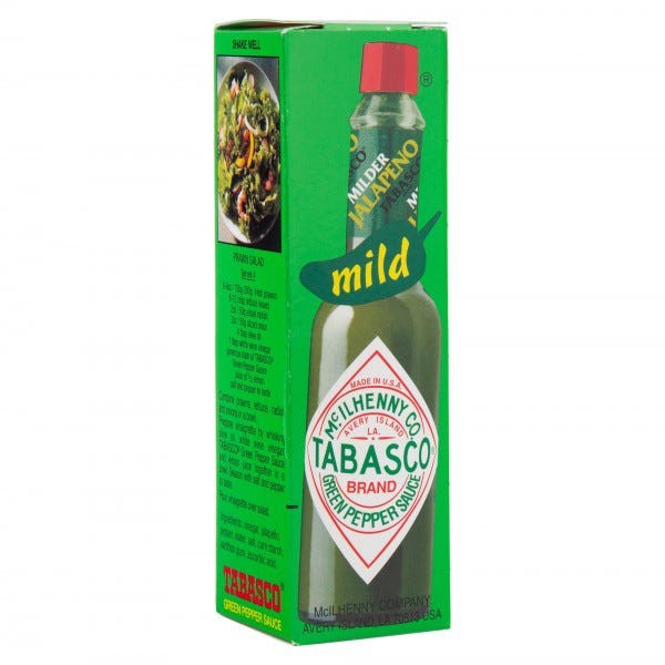 Sốt ớt Tabasco Green Pepper Sauce 60ML