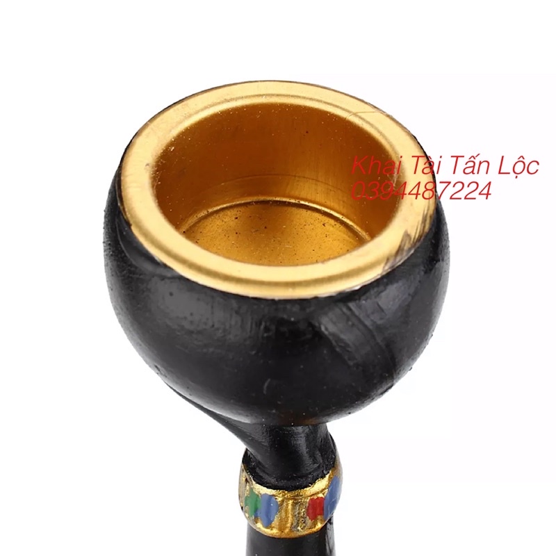 Tượng thần đầu chó ANUBIS Ai Cập cao 20cm có thể cắm nến