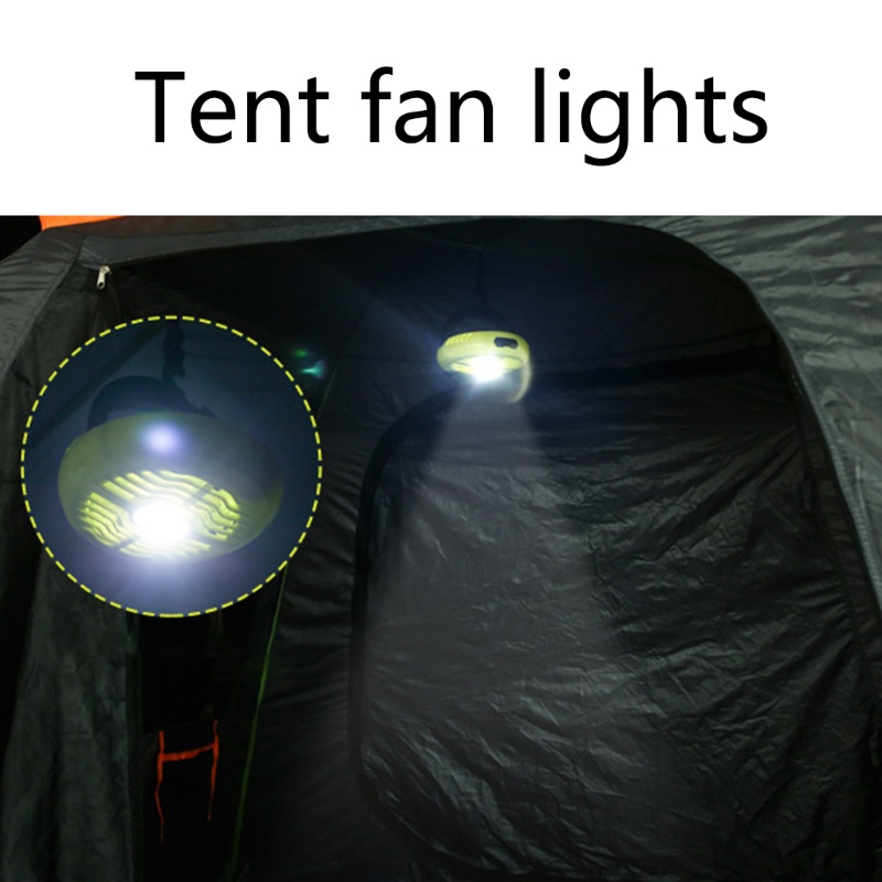 Quạt Cắm Trại 5v Kèm Đèn Led Tiện Dụng | BigBuy360 - bigbuy360.vn