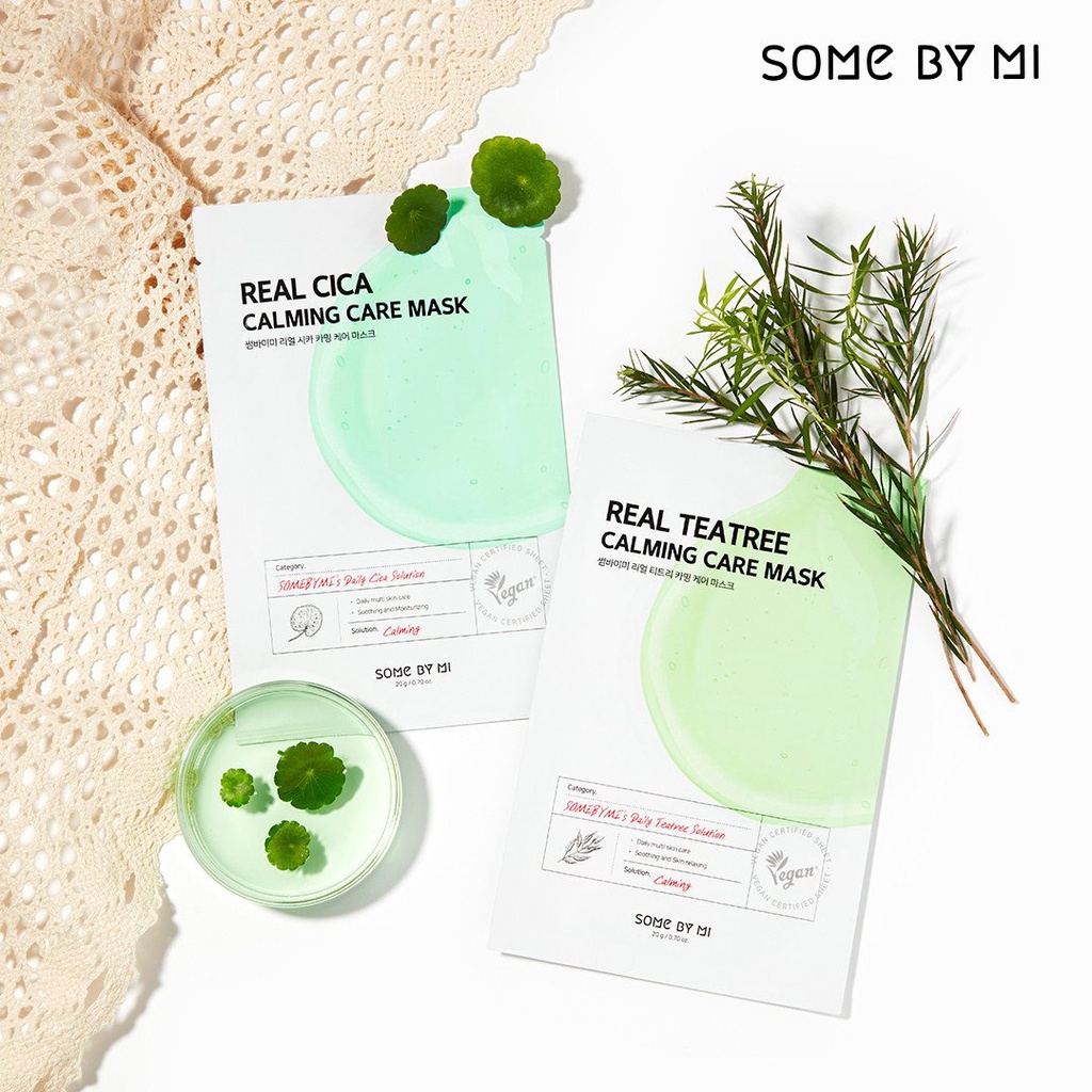 Combo 5 Mặt Nạ Cấp Ẩm, Làm Dịu Da Some By Mi Real Care Mask 20gx5