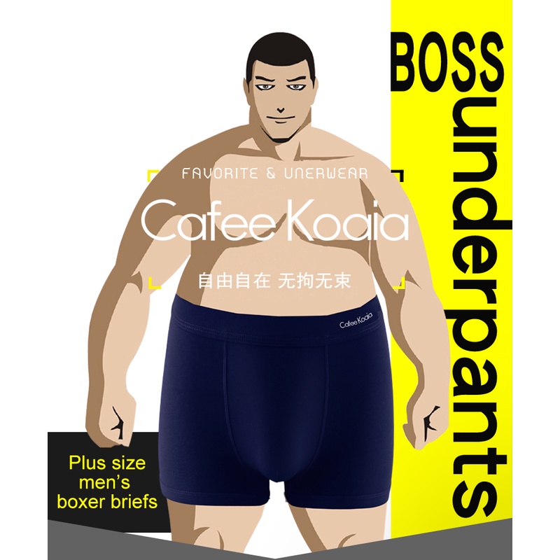 Bộ 1/4 Quần Lót boxer 100% cotton Cỡ Lớn Cho Nam Cỡ Lớn 4XL 5XL 7XL 9XL